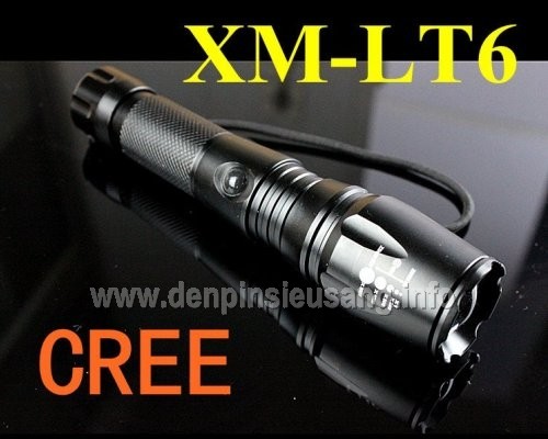 Là cây đèn pin siêu sáng zoom công suất cao 800lm, dùng được cả pin 18650 lẫn pin AAA, công tắc trên thân đèn. Thông số kĩ thuật: - Dùng trong gia đình thì quá tuyệt, cúp điện bật em này lên thì ko cần dùng thêm đèn nào nữa. - Led CREE XML-T6, cho độ sáng cực cao - Độ sáng 800 lumen - kích thước 164mm x 39mm x 29mm - trọng lượng...