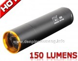 Là mẫu đèn pin siêu sáng  siêu nhỏ gọn đẹp, độ sáng tốt 150lm, giá chỉ 140,000 vnđ, rất tiện bỏ tủi, đi du lịch. Thông số kĩ thuật: – Led 3W – Độ sáng 150 lumen – Kích thướt: 100mm x 25mm x25mm – Trọng lượng: 50m – Vỏ hợp kim nhôm siêu bền. – Có dây đeo tiện lợi. – Dùng 3 pin AA – Tặng 3 pin AA Giá (hết hàng)