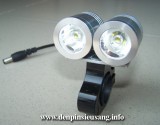 Đèn xe đạp siêu sáng SLC-0315 là mẫu đèn cao cấp dành riêng cho xe đạp với độ sáng cao 2000lm,chống nước tốt, pad kim loại chuyên nghiệp Thông số kĩ thuật: – Sử dụng 2LED CREE XML-T6, cho độ sáng cực cao – Độ sáng 2000 lumen – Chiếu xa 150m – Kích thước: 60mm x 60mm x 40mm – Trọng lượng: 160g – Đèn có 3 chế độ sáng: Hight / Mid / […]