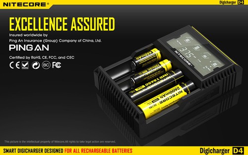 Sạc Nitecore D4