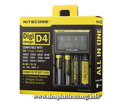 Sạc Nitecore D4