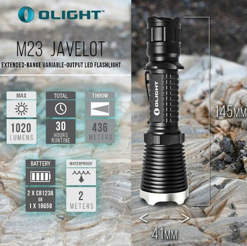 Đèn pin Olight M23 Javelot